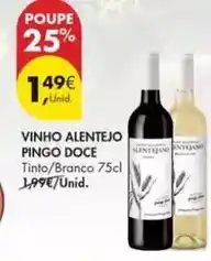 Pingo Doce Pingo doce - vinho alentejo promoção