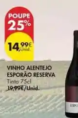 Pingo Doce Esporão - vinho alentejo promoção