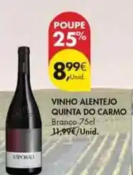 Pingo Doce Quinta do carmo - vinho alentejo promoção