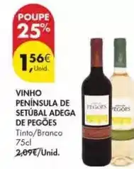 Pingo Doce Adega de pegões - vinho peninsula de setubal adega promoção