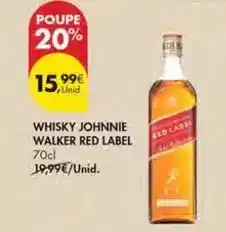 Pingo Doce Johnnie walker - whisky red label promoção