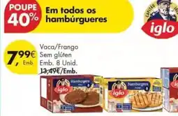 Pingo Doce Iglo - em todos os hambúrgueres promoção