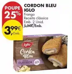 Pingo Doce Iglo - cordon bleu promoção