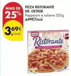 Pingo Doce Dr. oetker - pizza ristorante promoção
