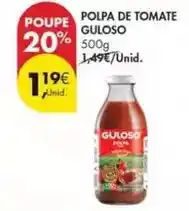 Pingo Doce Guloso - polpa de tomate promoção