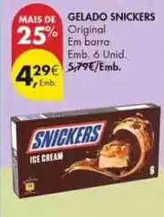 Pingo Doce Snickers - gelado promoção