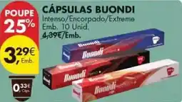 Pingo Doce Buondi - cápsulas promoção