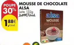 Pingo Doce Alsa - mousse de chocolate promoção