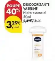 Pingo Doce Vaseline - desodorizante promoção