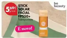 Pingo Doce Be beauty - stick solar facial fps50+ promoção
