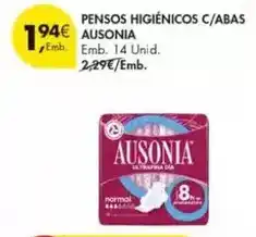 Pingo Doce Ausonia - pensos higienicos c/abas promoção