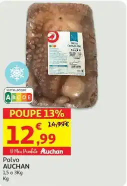 Minipreço Polvo AUCHAN promoção