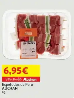 Minipreço Espetadas de Peru AUCHAN promoção