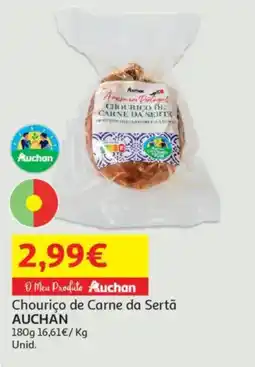 Minipreço Chouriço de Carne da Sertã AUCHAN promoção