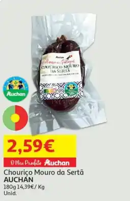 Minipreço Chouriço Mouro da Sertã AUCHAN promoção
