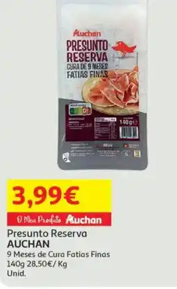 Minipreço Presunto Reserva AUCHAN promoção