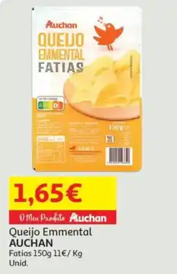 Minipreço Queijo Emmental AUCHAN Fatias promoção