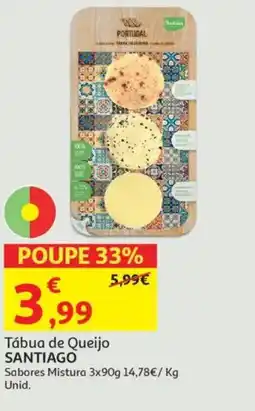 Minipreço Tábua de Queijo SANTIAGO promoção