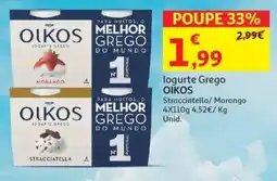 Minipreço logurte Grego OIKOS promoção