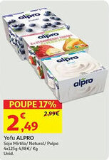 Minipreço Yofu ALPRO promoção