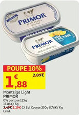 Minipreço Manteiga Light PRIMOŘ promoção