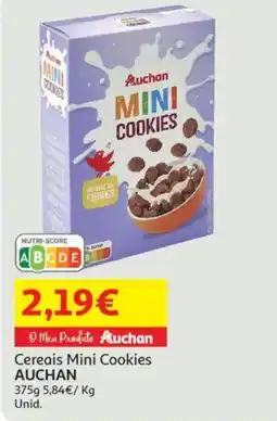 Minipreço Cereais Mini Cookies AUCHAN promoção
