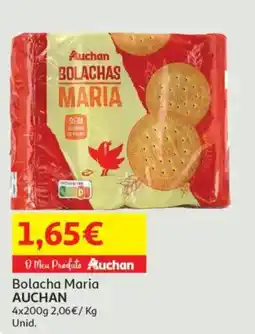 Minipreço Bolacha Maria AUCHAN promoção