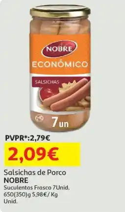 Minipreço Salsichas de Porco NOBRE promoção