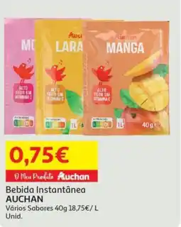 Minipreço Bebida Instantânea AUCHAN promoção