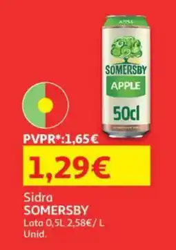 Minipreço Sidra SOMERSBY promoção