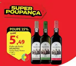 Minipreço Vinho do Porto VELHOTES promoção