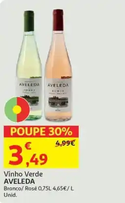 Minipreço Vinho Verde AVELEDA promoção