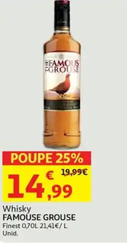 Minipreço Whisky FAMOUSE GROUSE promoção