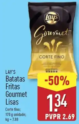 ALDI LAY'S Batatas Fritas Gourmet Lisas promoção