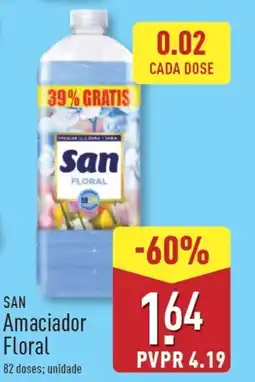 ALDI SAN Amaciador Floral promoção