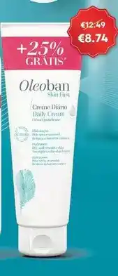 Auchan Oleoban - creme diario 250g 25% gratis promoção