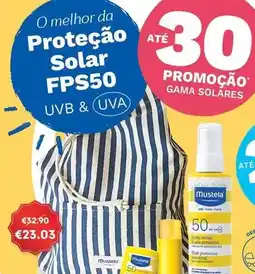 Auchan Mustela - leite solar :spf50+ 200ml +lt rost of mo az promoção