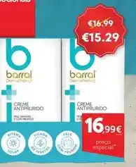 Auchan Barral - creme :antiprurido 2x100ml promoção