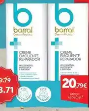 Auchan Barral - creme emoliente :dermaprotect 200mlx2 promoção