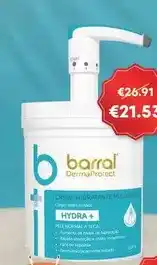 Auchan Barral - creme :dermaprotect hydra+ 1000ml promoção