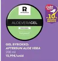Auchan Byrokko - gel aftersun aloe vera promoção