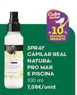 Auchan Real natura - spray capilar pro mar e piscina promoção