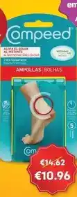 Auchan Compeed - pensos bolhas medias 10 un dm promoção