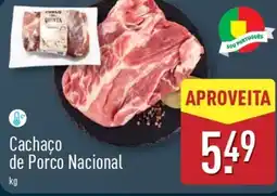 ALDI Cachaço de Porco Nacional promoção