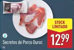 ALDI Secretos de Porco Duroc promoção