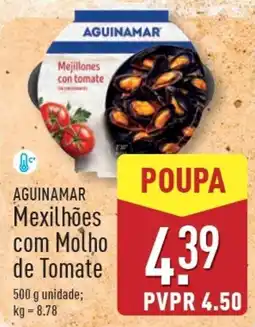 ALDI AGUINAMAR Mexilhões com Molho de Tomate promoção
