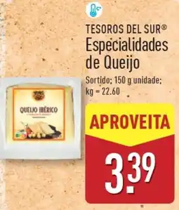 ALDI TESOROS DEL SUR Especialidades de Queijo promoção