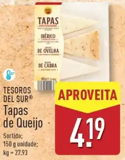 ALDI TESOROS DEL SUR Tapas de Queijo promoção