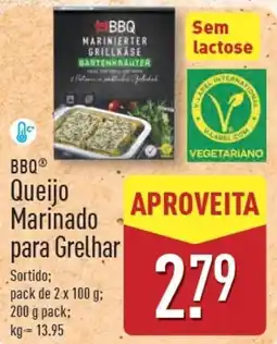 ALDI BBQ Queijo Marinado para Grelhar promoção
