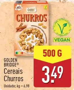 ALDI GOLDEN BRIDGE Cereais Churros Unidade; promoção